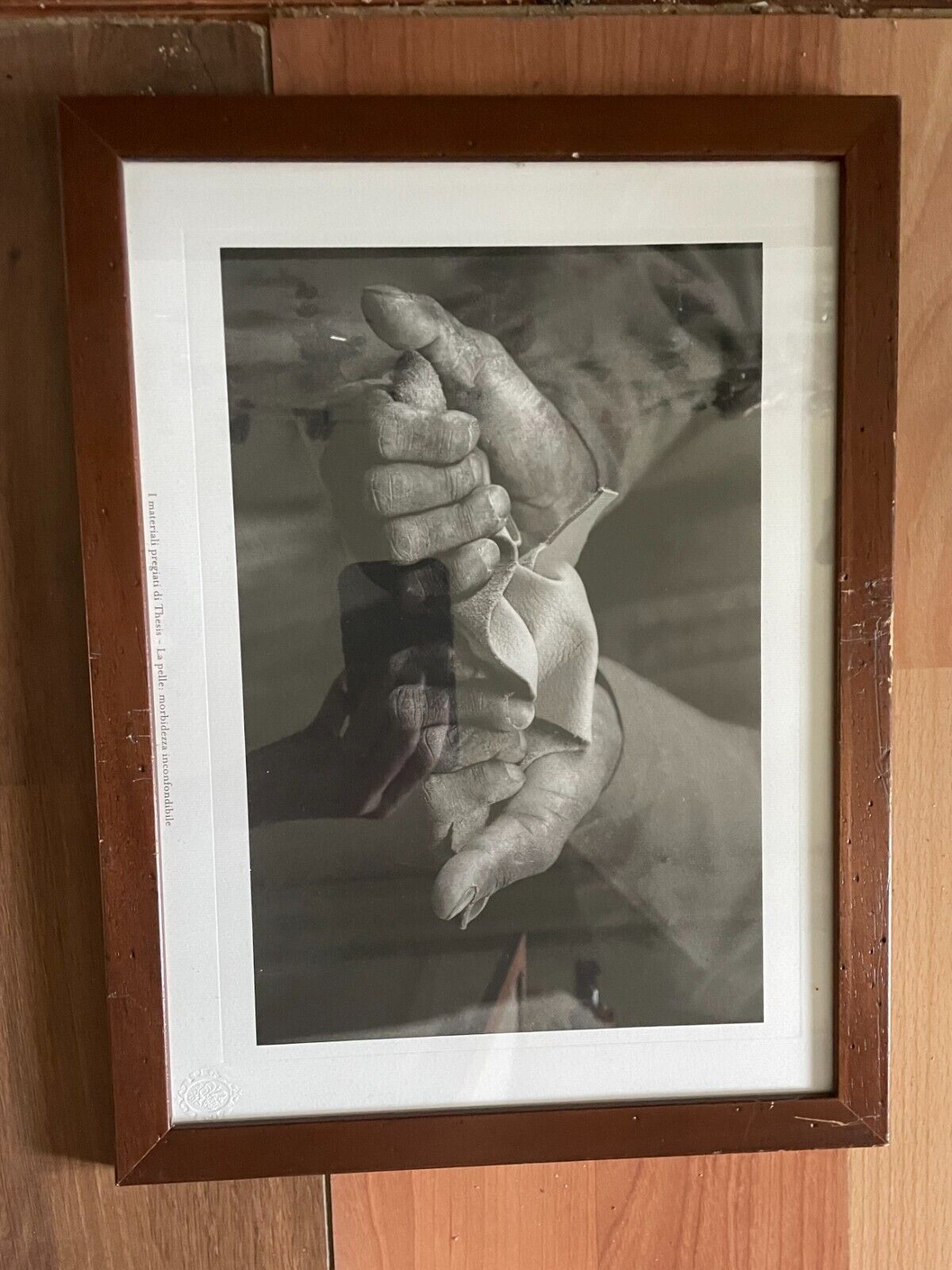 QUADRO I MATERIALI PREGIATI DI THESIS CORNICE 27x36