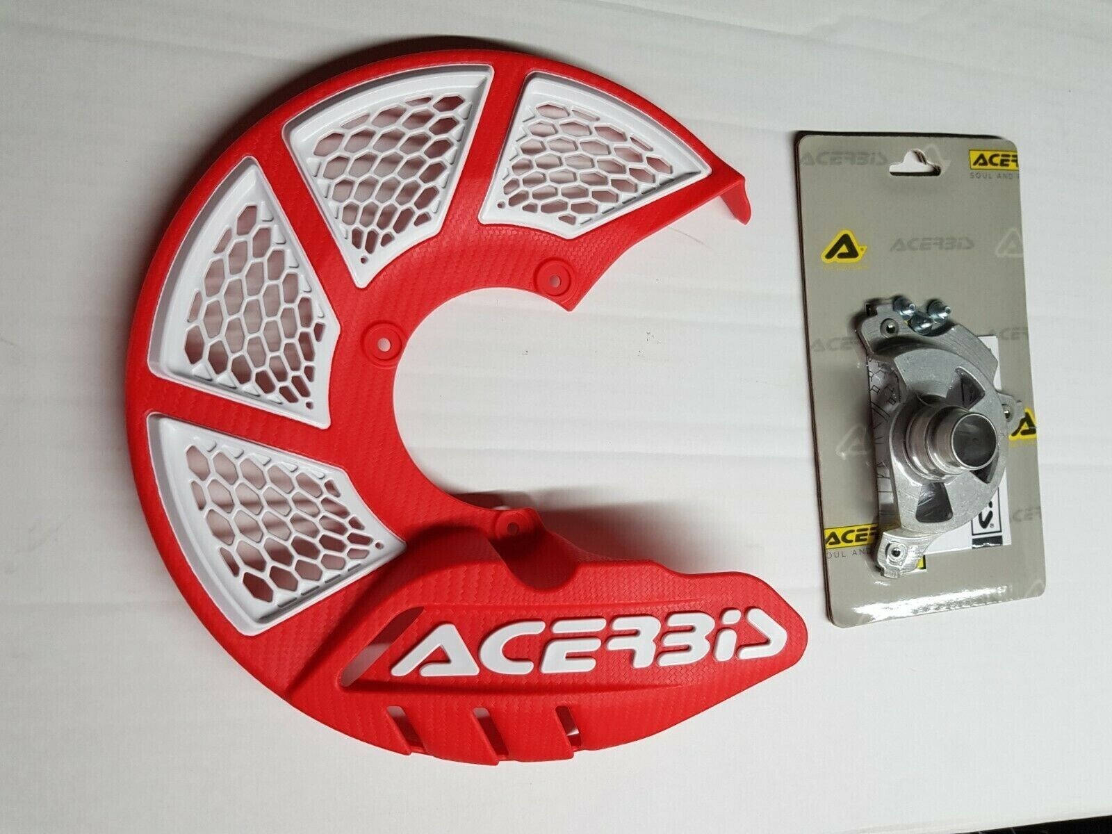 COPRIDISCO ANTERIORE PARADISCO ACERBIS HUSQVARNA TC 125 250 2023 ROSSO BIANCO