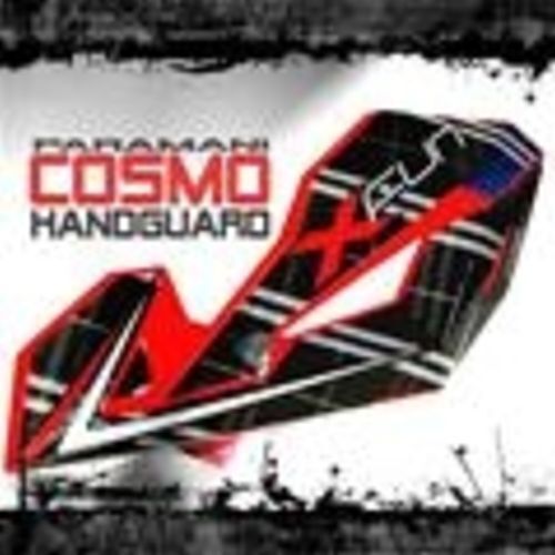 PARAMANI UNIVERSALI XFUN MODELLO COSMO ENDURO MOTOCROSS ATTACCHI 22 E 28 ROSSI
