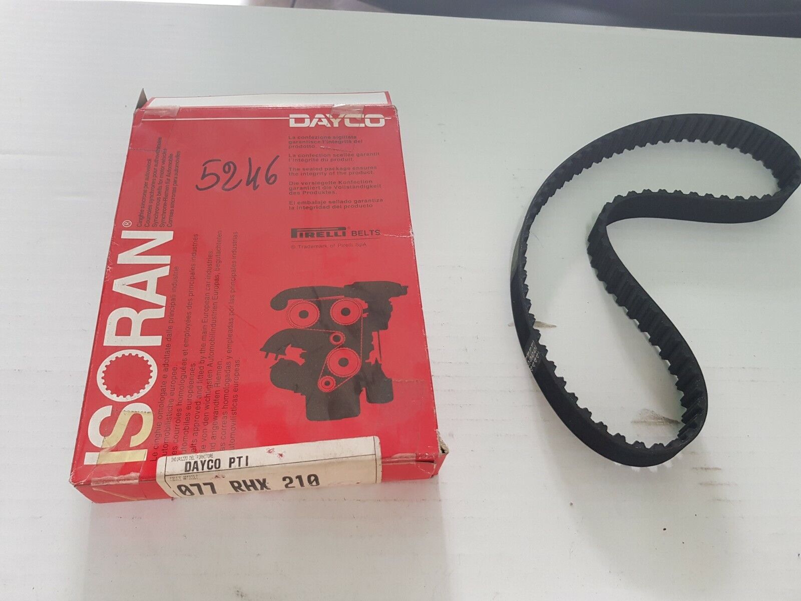077RHX210 5246 CINGHIA DISTRIBUZIONE ISORAN VOLKWAGEN CARAVELLE 2.4 D 1992