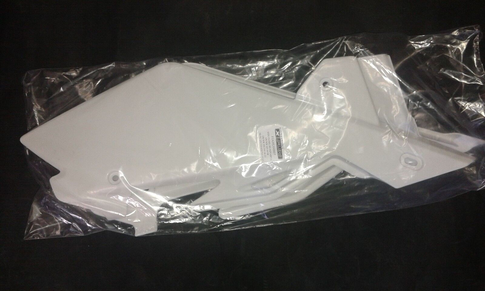 TABELLE FIANCATINE PORTANUMERI POSTERIORI CR WR 250 300 2009 BIANCHE