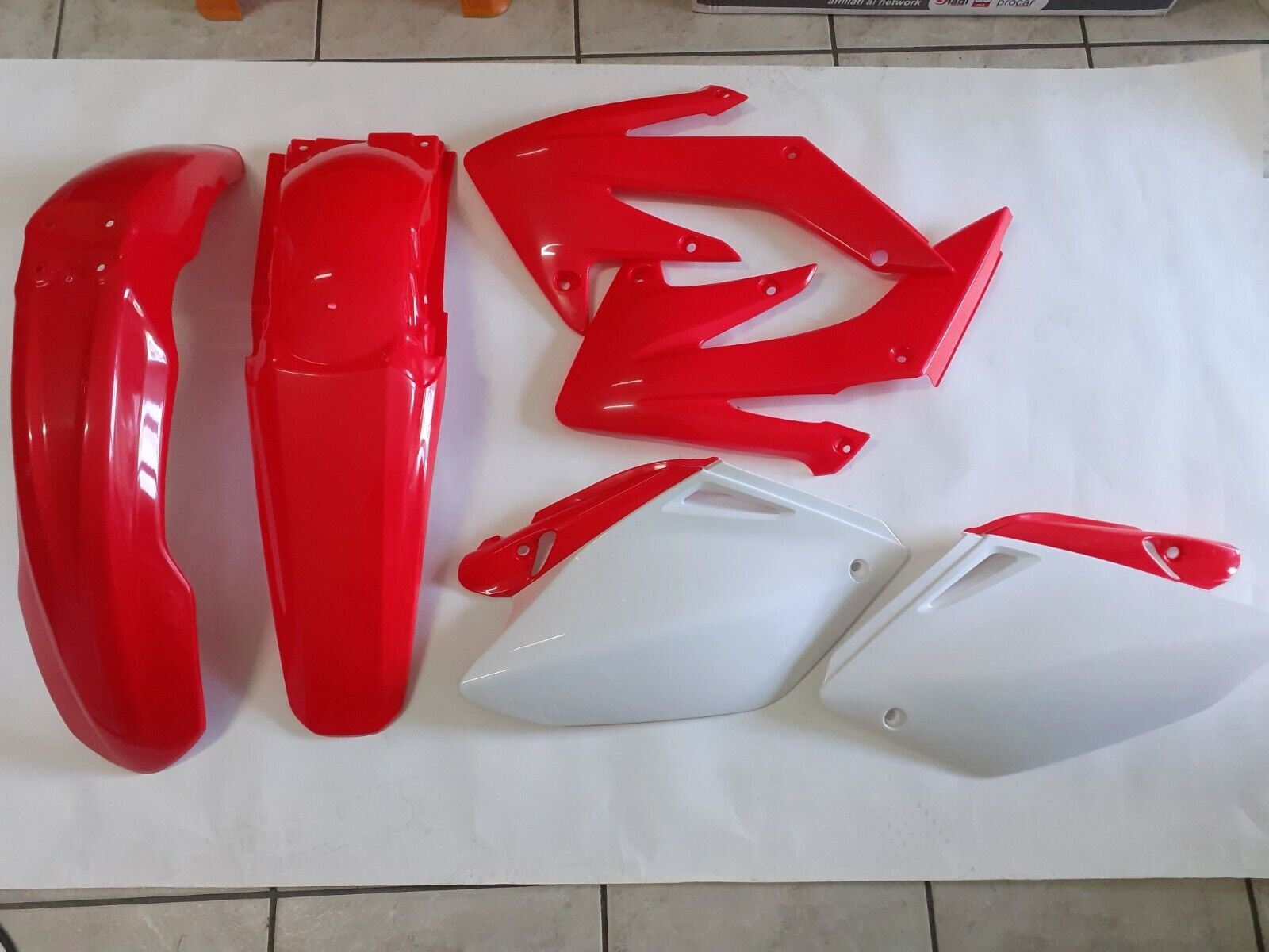 KIT PLASTICHE HONDA CRF 250 2004 2005 4 PZ COLORE ORIGINALE
