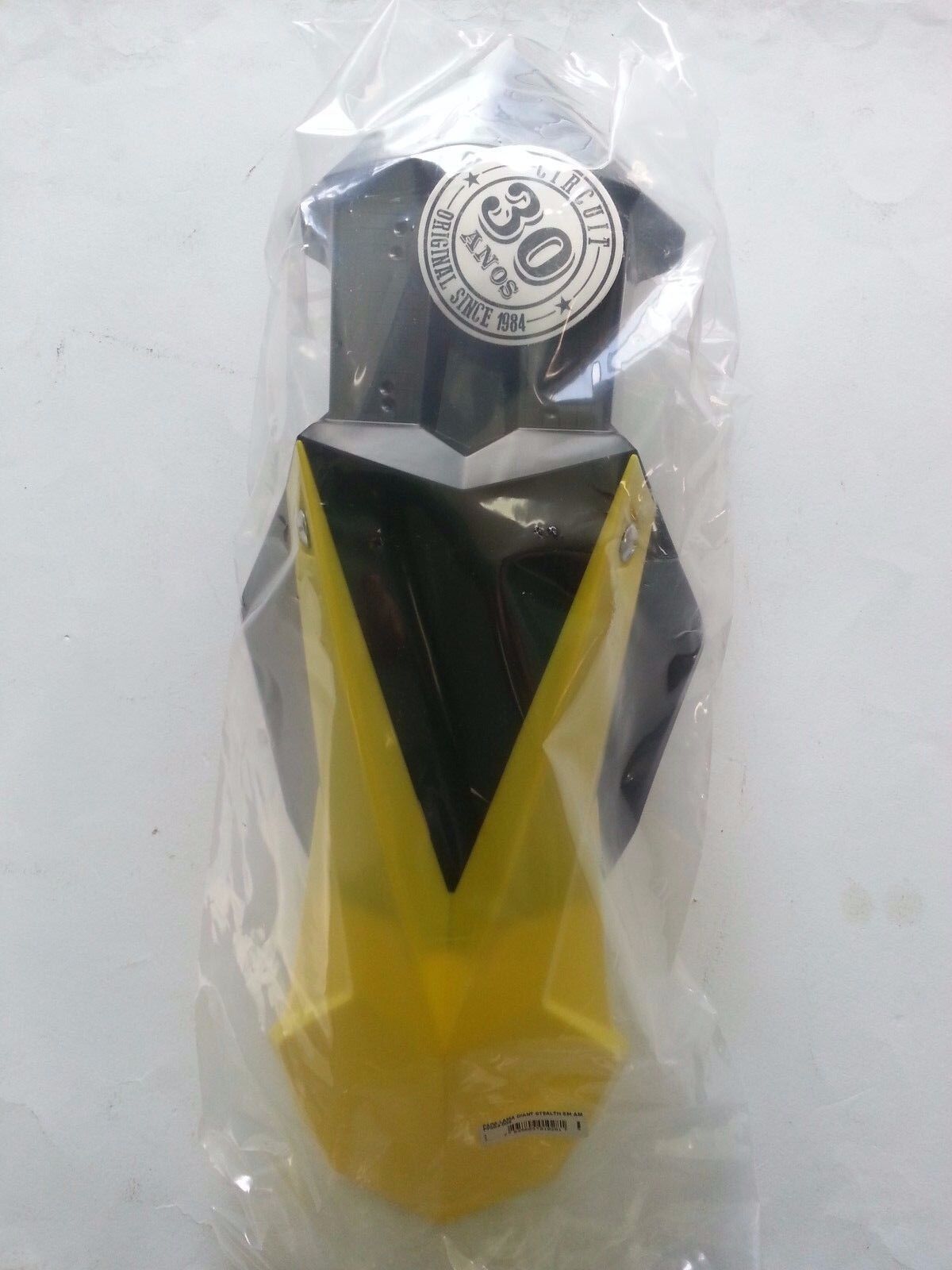 PARAFANGO ANTERIORE CIRCUIT STEALTH NERO GIALLO KTM SX EXC 380 2004