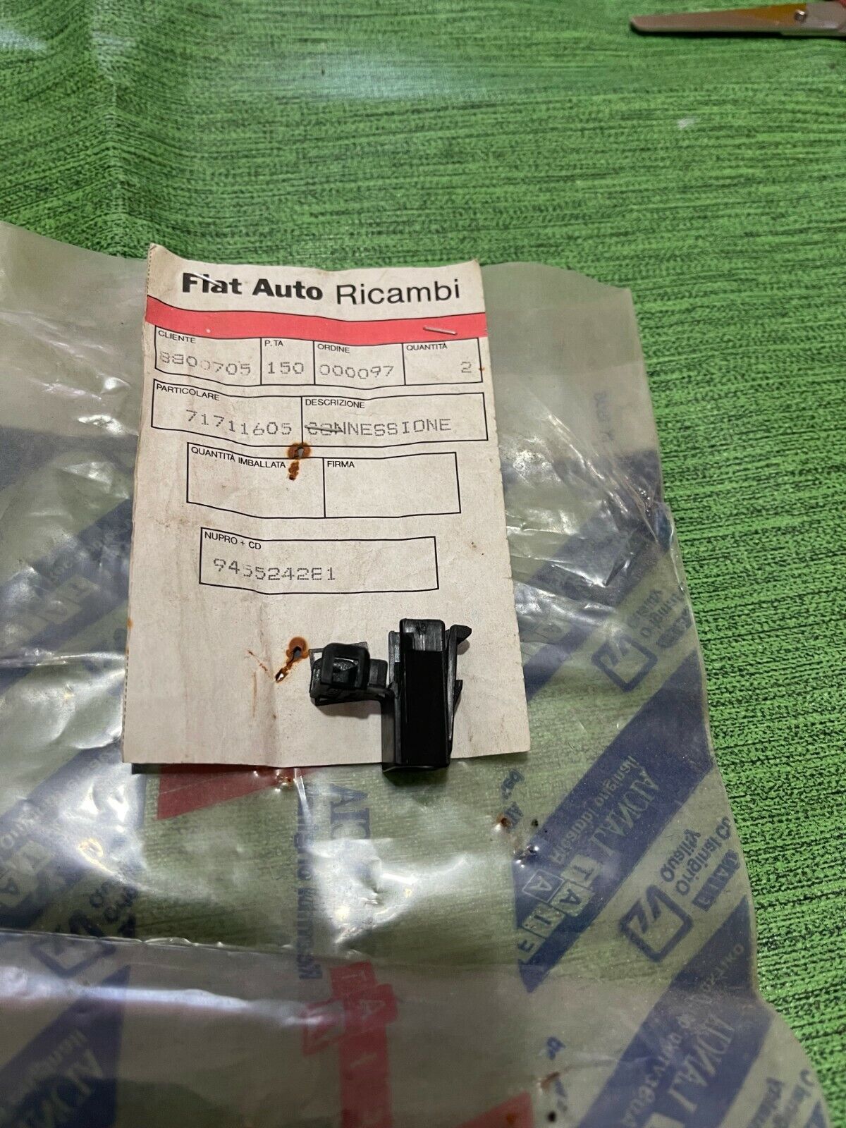 71711605 CONNESSIONE VENTILATORE FIAT BRAVO BRAVA COUPE