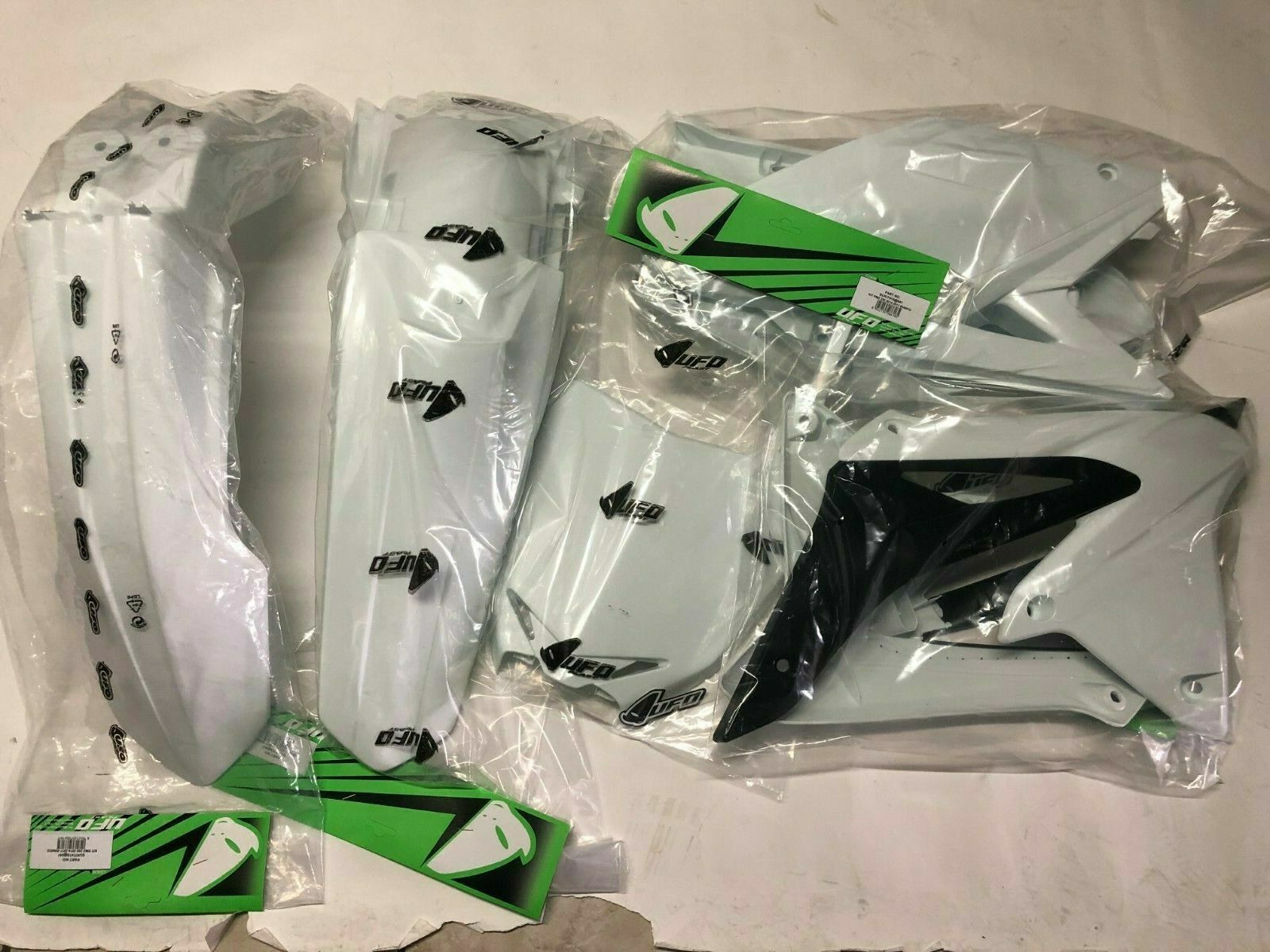 KIT PLASTICHE SUZUKI RMZ 250 2013 KIT 5 PZ COLORE BIANCO