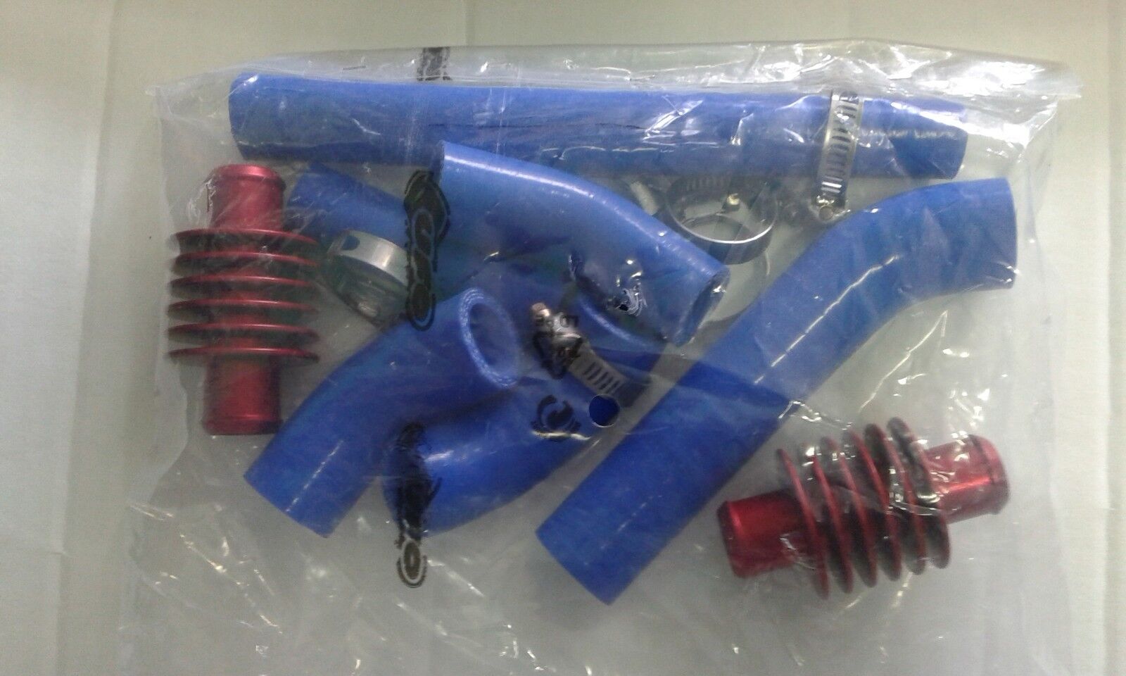 TUBI RADIATORI RADIATORE CON DISSIPATORE COLORATI BLU YAMAHA YZF 250 2007