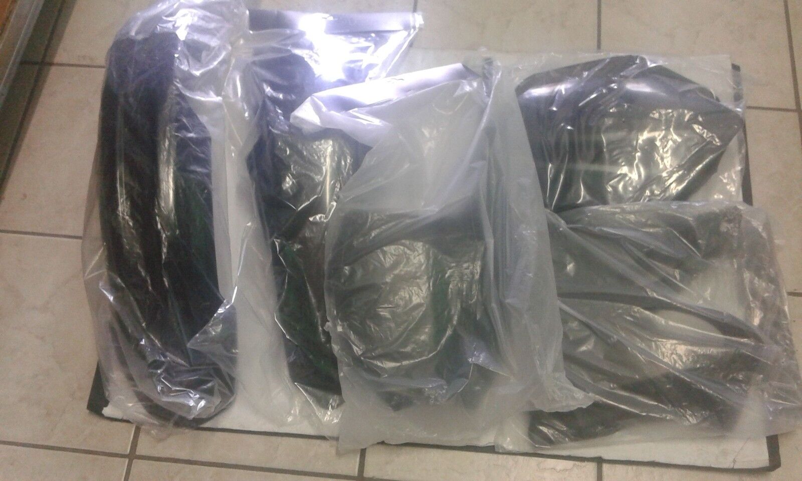 KIT PLASTICHE YAMAHA YZ 125 250 2011 KIT 5 PZ NERO