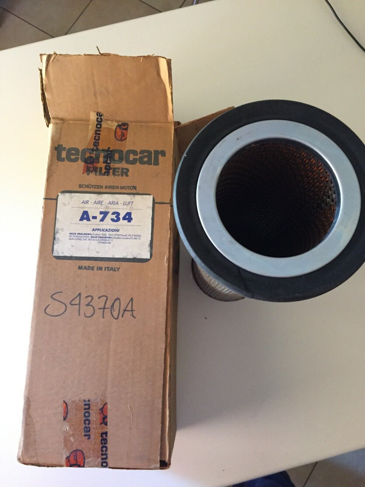 A 734 FILTRO ARIA P.P.M. 10 SERIE INTERNO 15.02 (KHD F6L912)