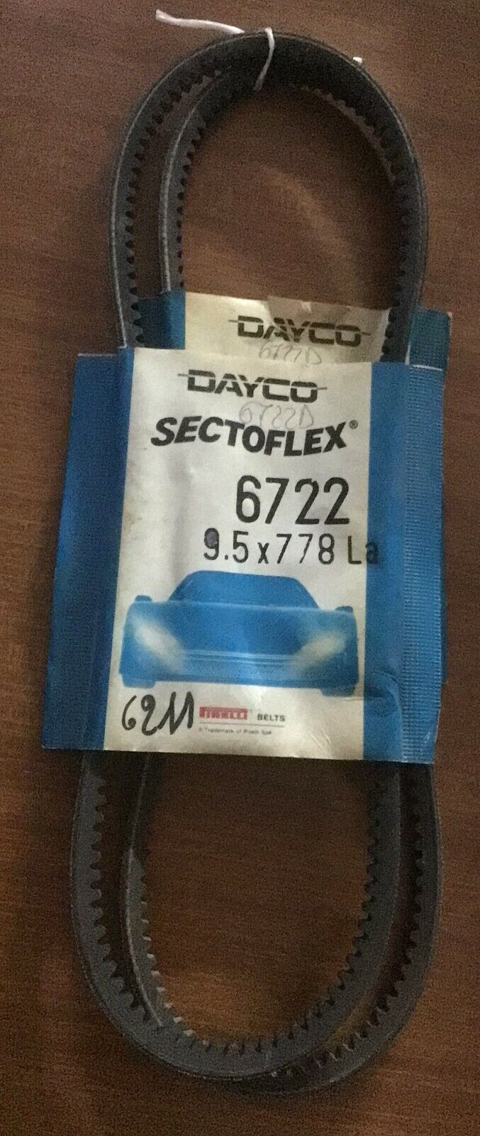 6722 CINGHIA DISTRIBUZIONE DAYCO KIA PREGIO FURGONATO 2.7 D 82 CV 2016