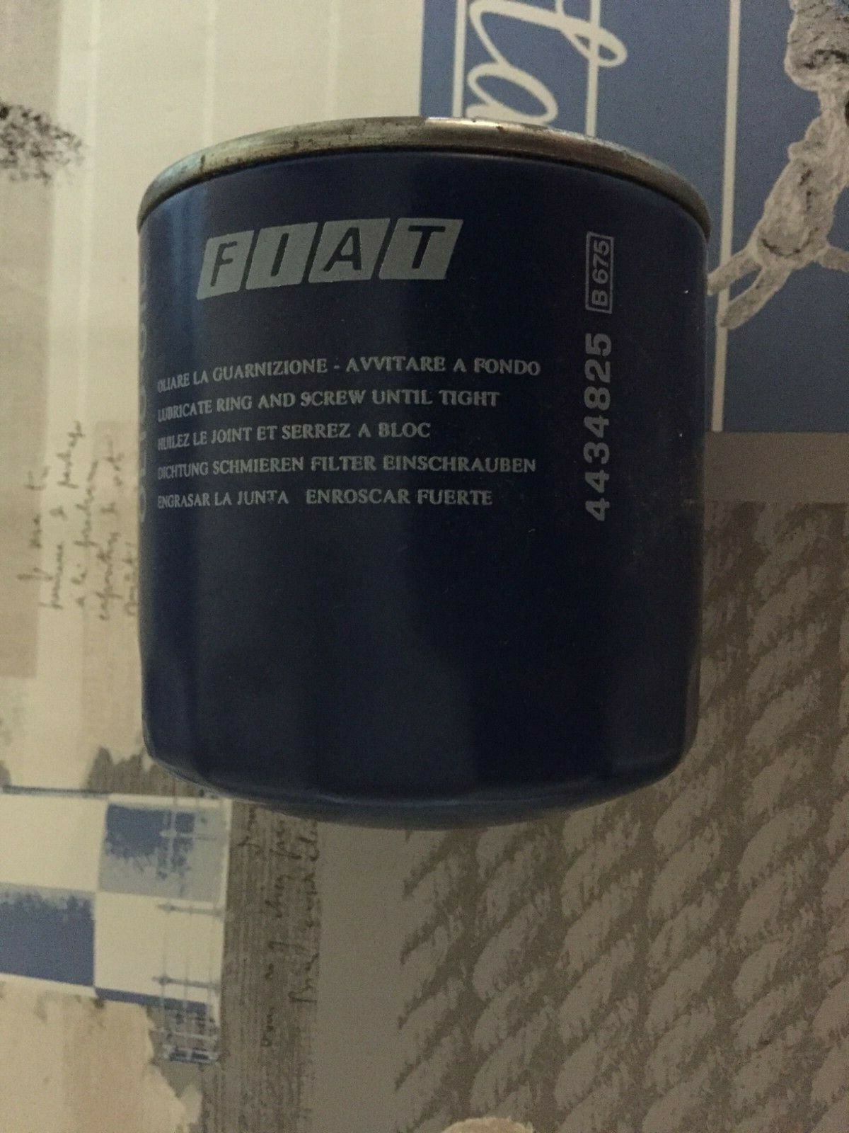 4434825 FILTRO OLIO ORIGINALE FIAT MULTICAR M25 SERIE M25 2.2 D
