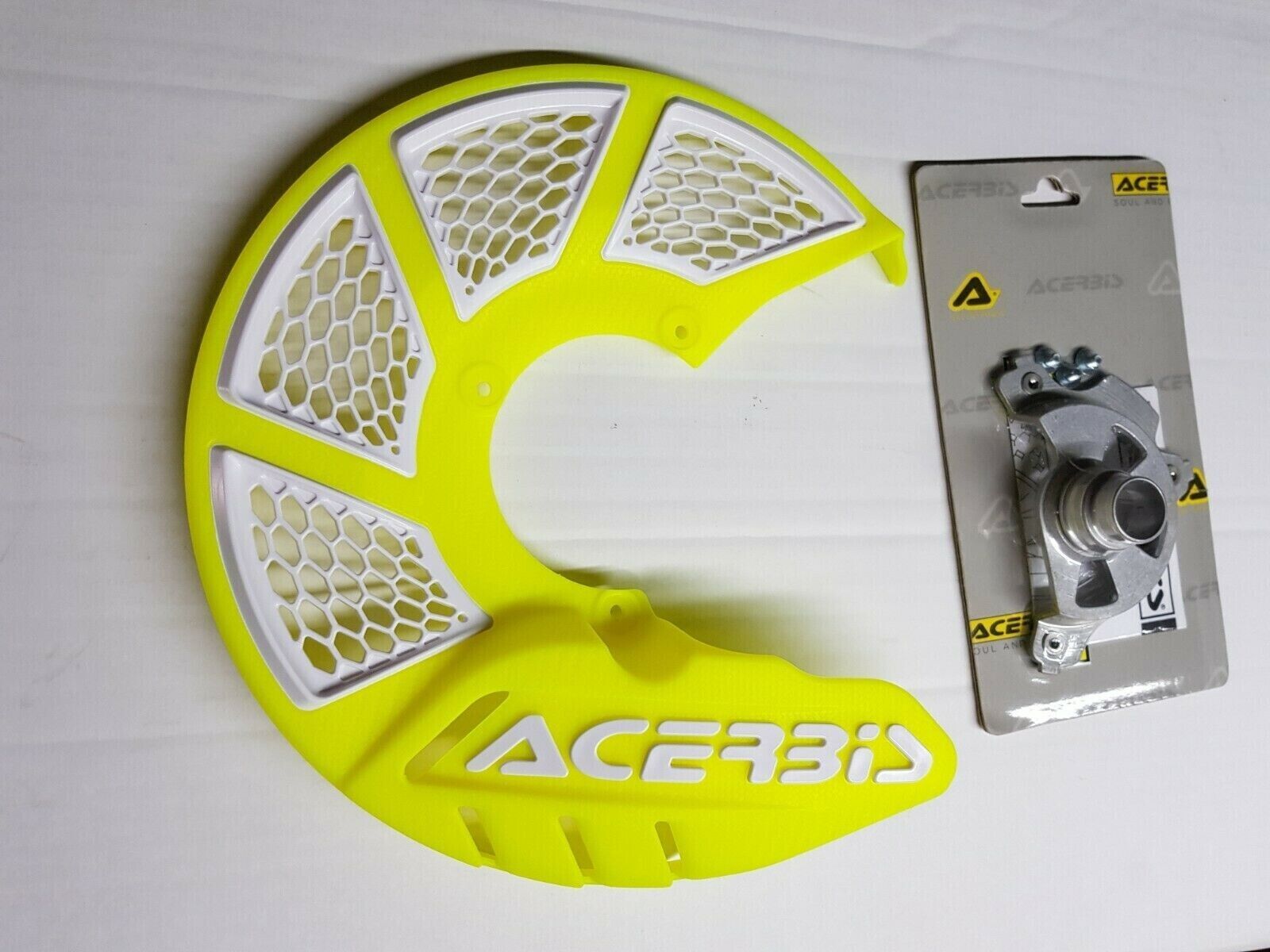 COPRIDISCO PARADISCO ANTERERIORE ACERBIS KTM EXCF 250 350 450 2005 GIALLO FLUO