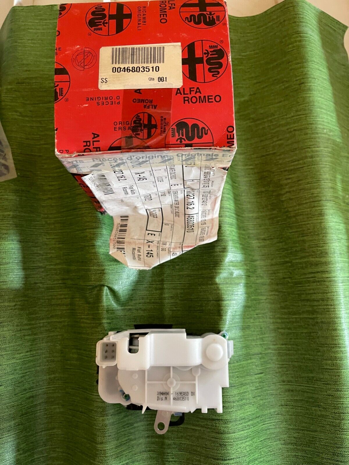  46803510 SERRATURA ANTERIORE DESTRA PASSEGGERO FIAT PANDA 169 2003 2004 2005 