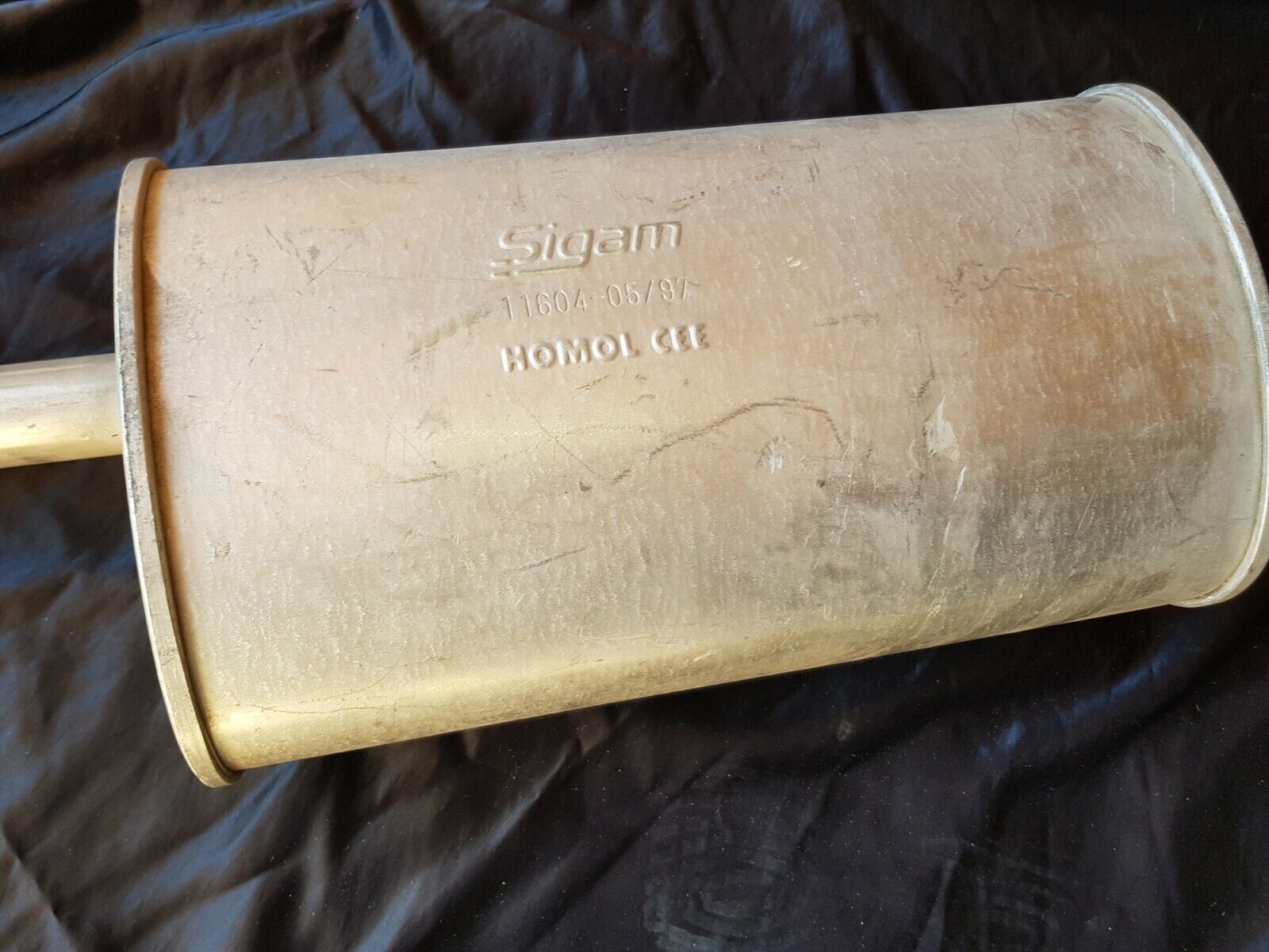 SILENZIATORE POSTERIORE 11604 FIAT FIORINO Furgonato 146 60 1.7 D 42KW 57CV 1989