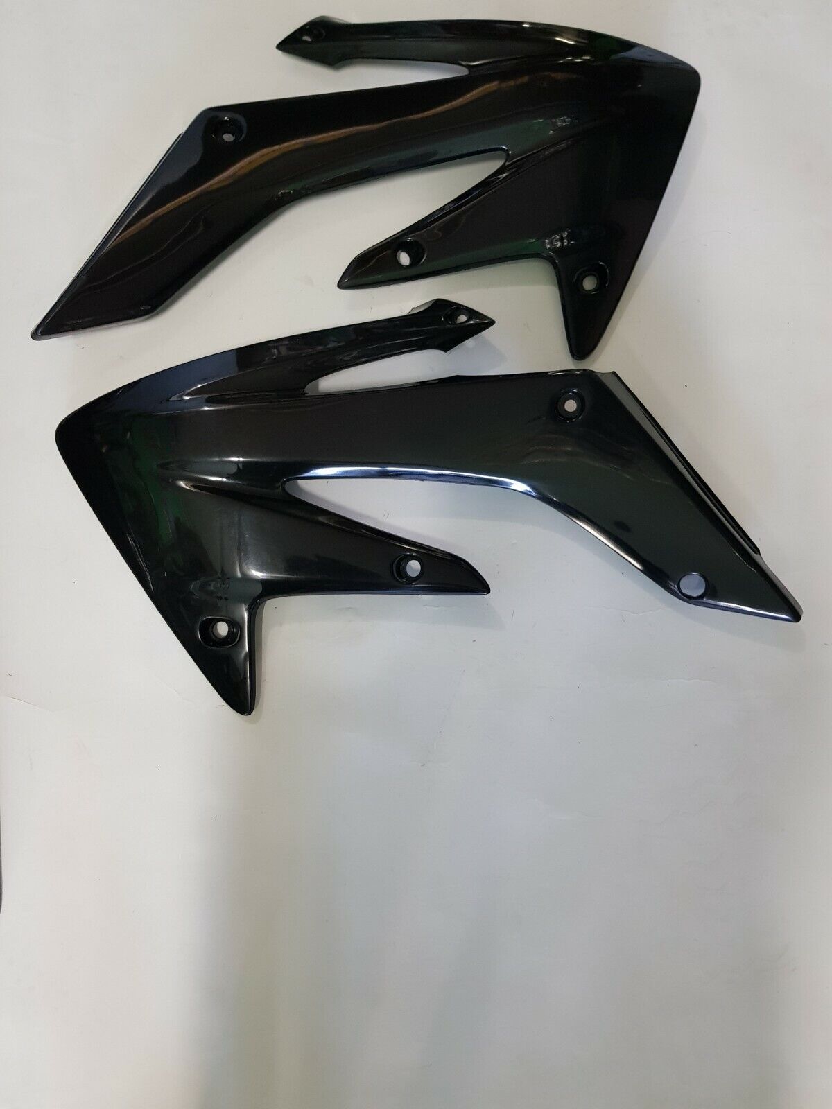 CONVOGLIATORI RADIATORI LA COPPIA HONDA CRF 250 300 X 2007 COLORE NERO
