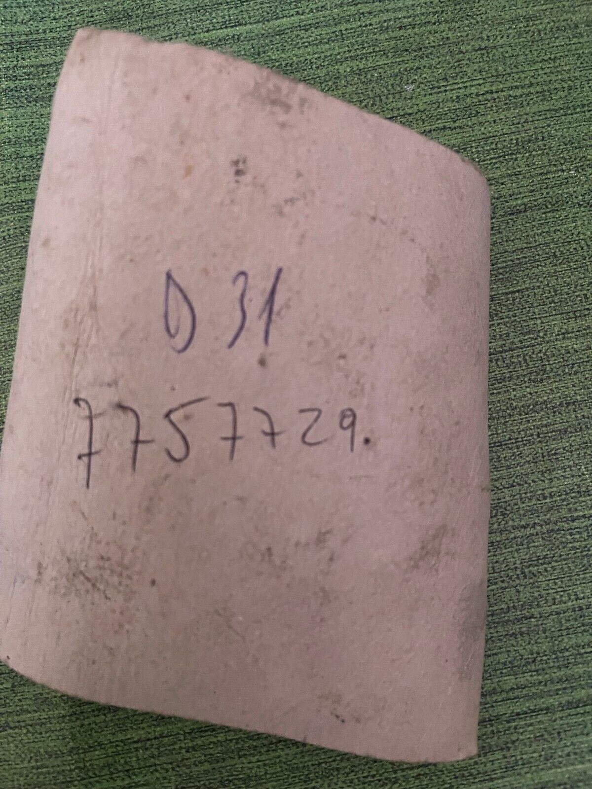 7757729 SCRITTA FREGIO LOGO FIAT AUTOBIANCHI 1100 ELITE