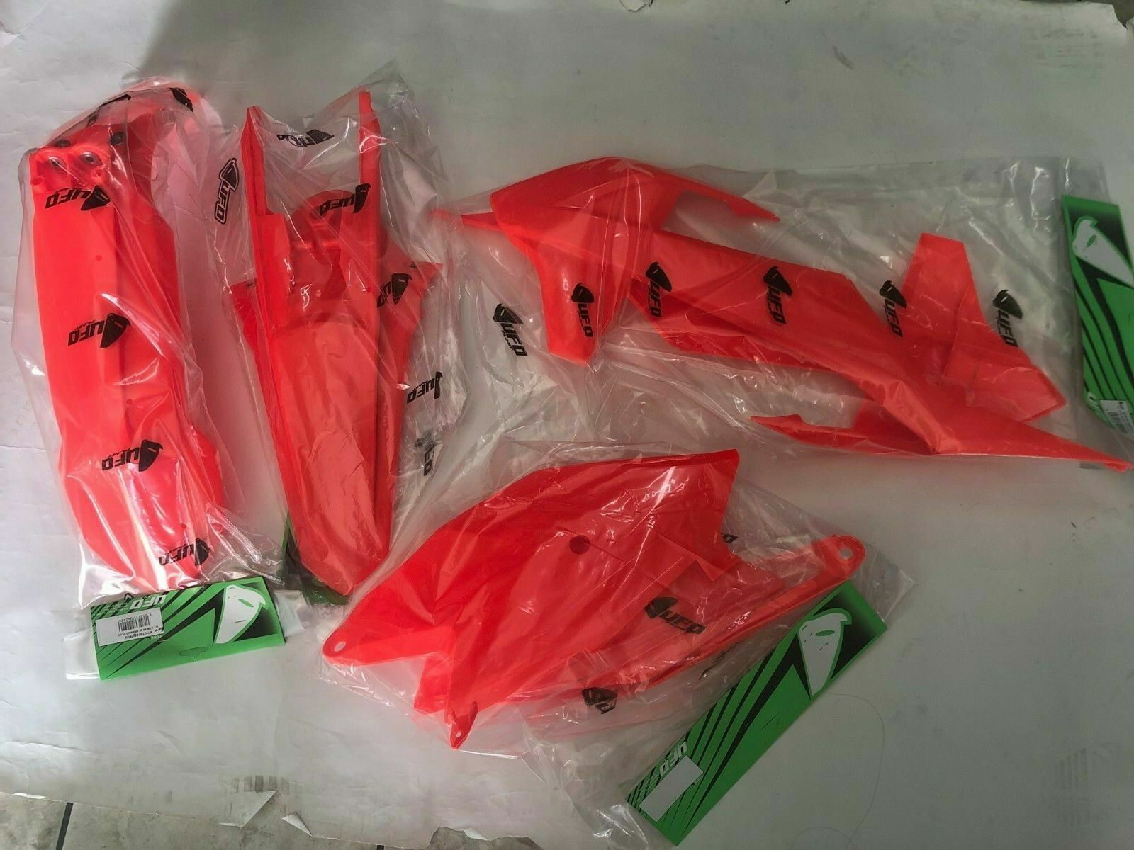 KIT PLASTICHE KTM SX 85 2018 2019 2020 2021 2022 2023 2024 4 PZ ARANCIO FLUO