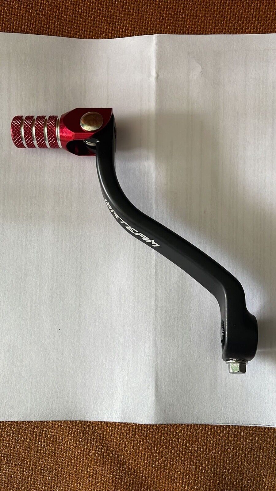 LEVA CAMBIO ALLUMINIO SUZUKI RMZ 450 2011 NERO ROSSO