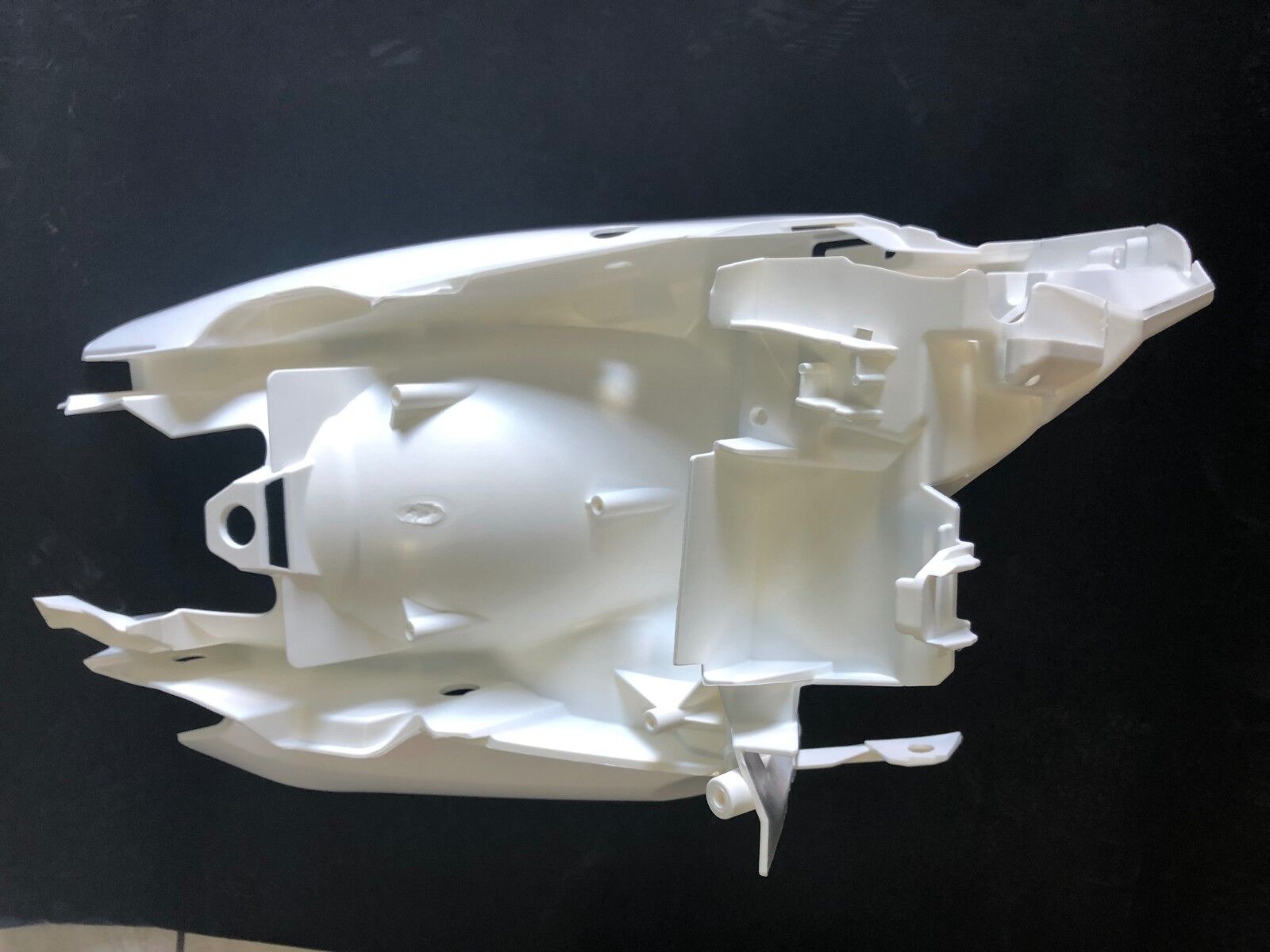 SCATOLA FILTRO COMPLETA DI FIANCATINE KTM SXF 250 350 450 2015 BIANCA