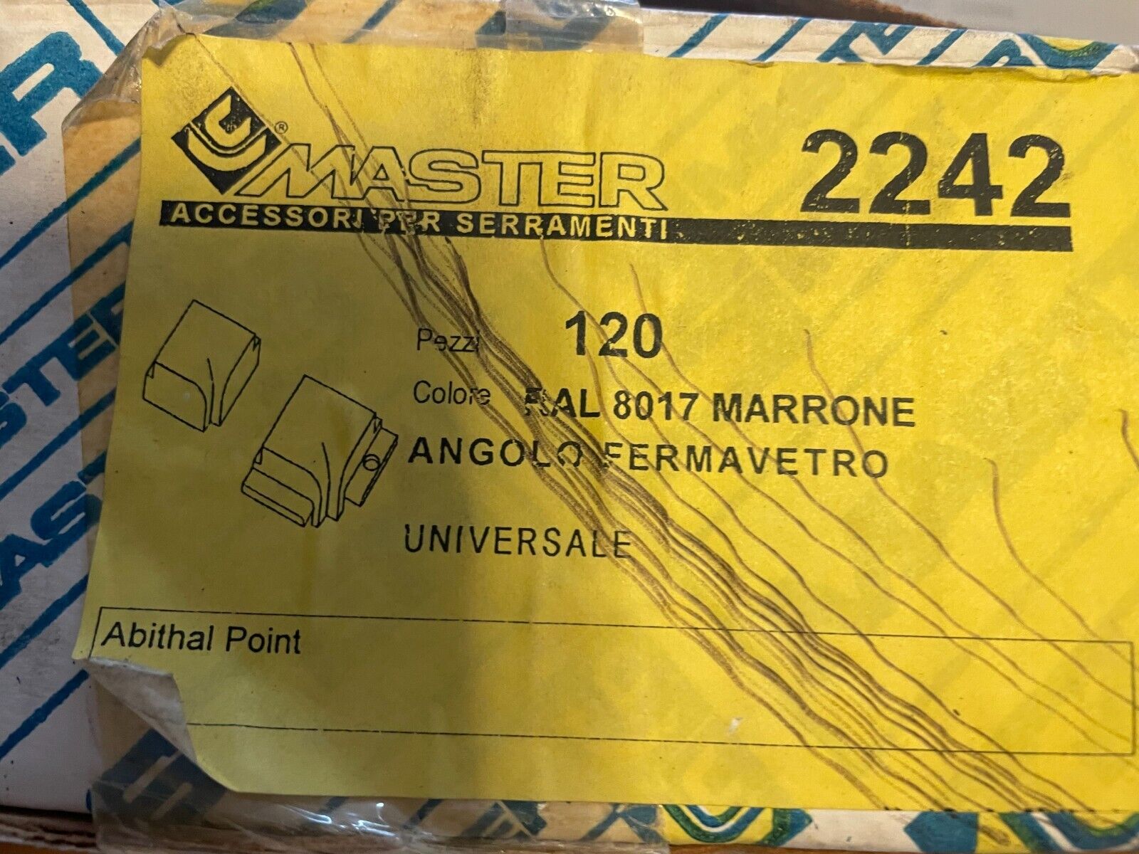 ANGOLO PER FERMAVETRO ARROTONDATO