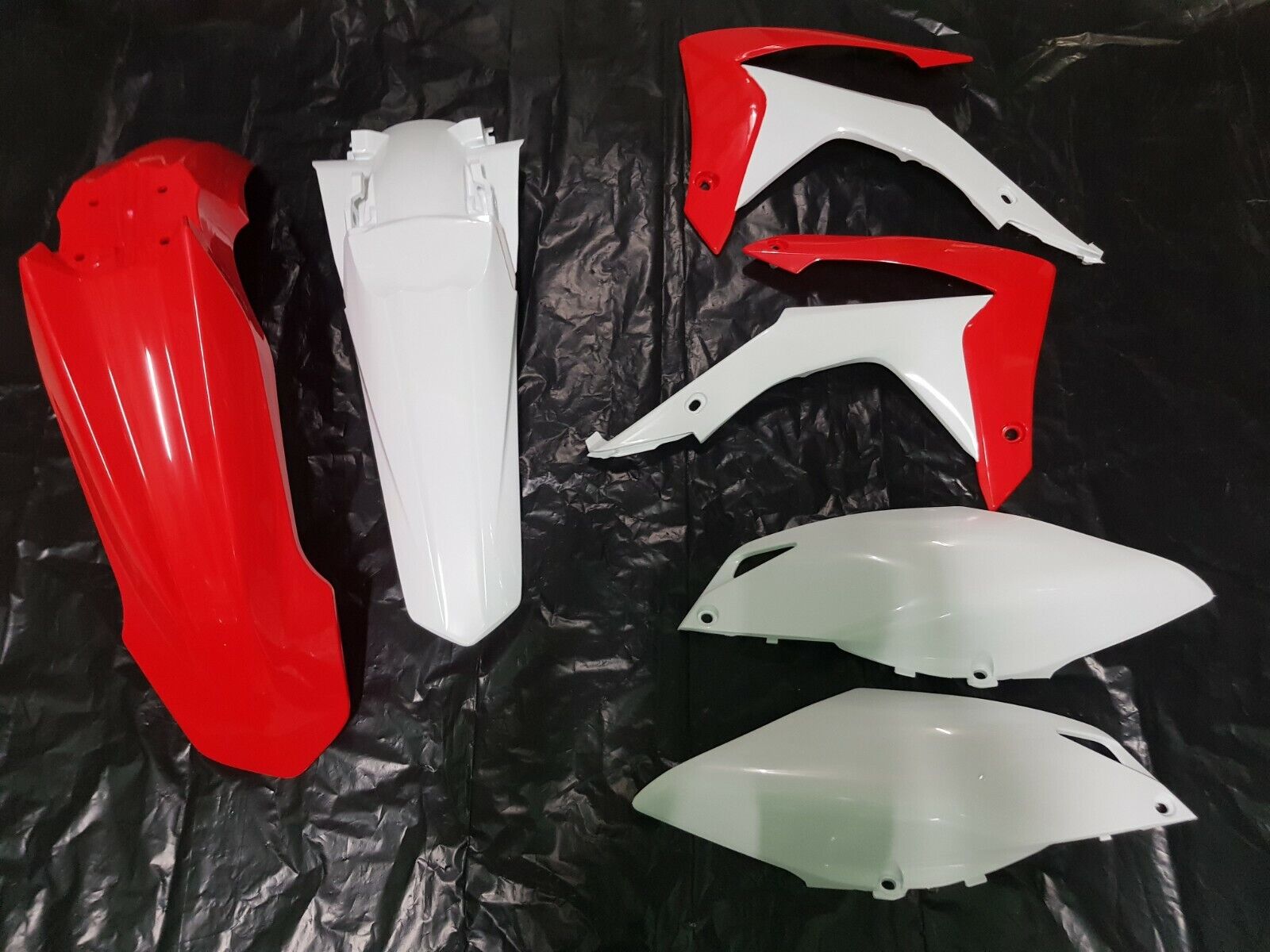 KIT PLASTICHE HONDA CRF 450 2013 2014 2015 2016 KIT 4 PZ COLORE ORIGINALE