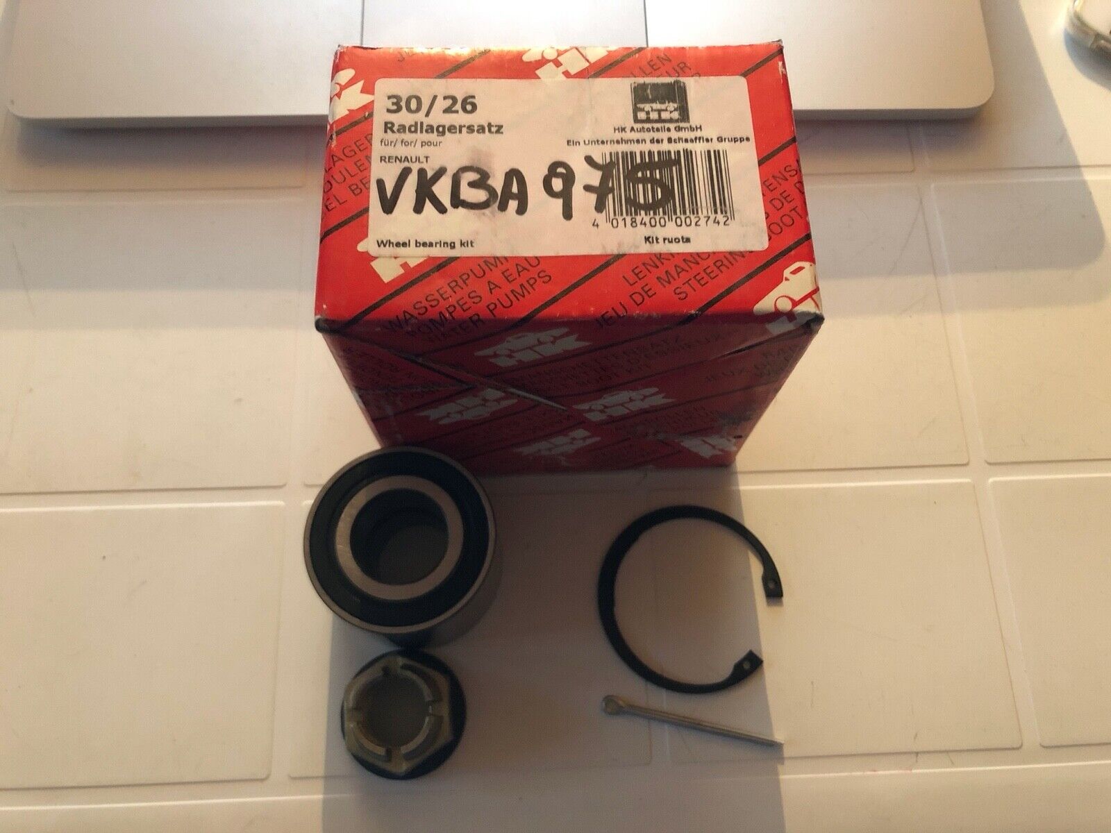 HK 30/26 VKBA 975 CUSCINETTI RUOTA POSTERIORE RENAULT RAPID BOX 1.6 55 CV 1993