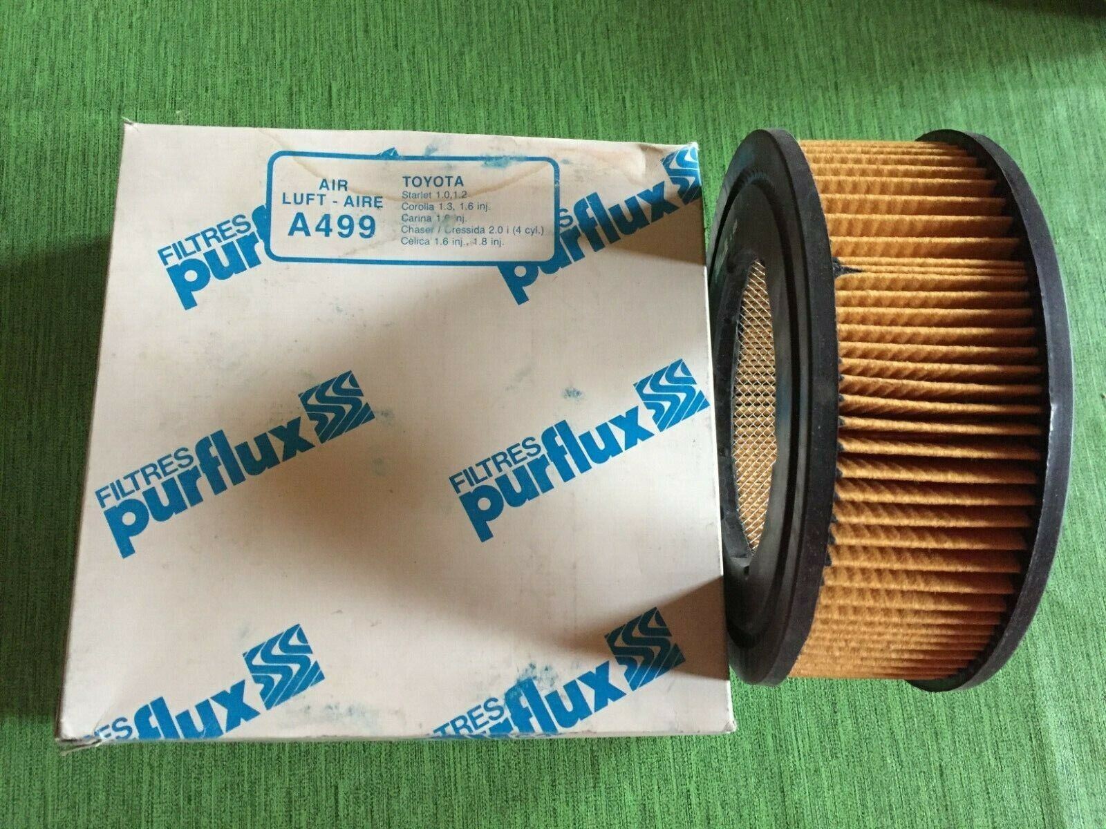A499 FILTRO ARIA PURFLUX TOYOTA CELICA 2.0 1976 1977 1978 1979 1980 1981