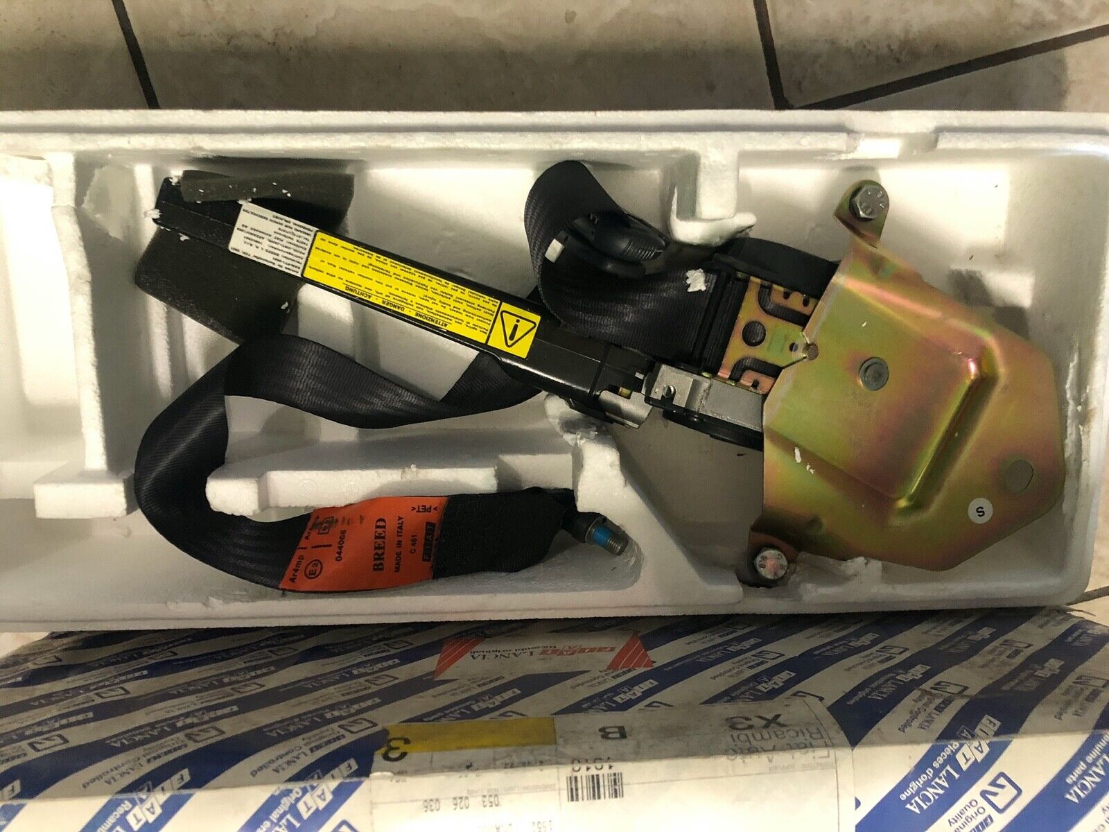 735255929 CINTURA SICUREZZA ANTERIORE DESTRA ORIGINALE FIAT MAREA 2000 00