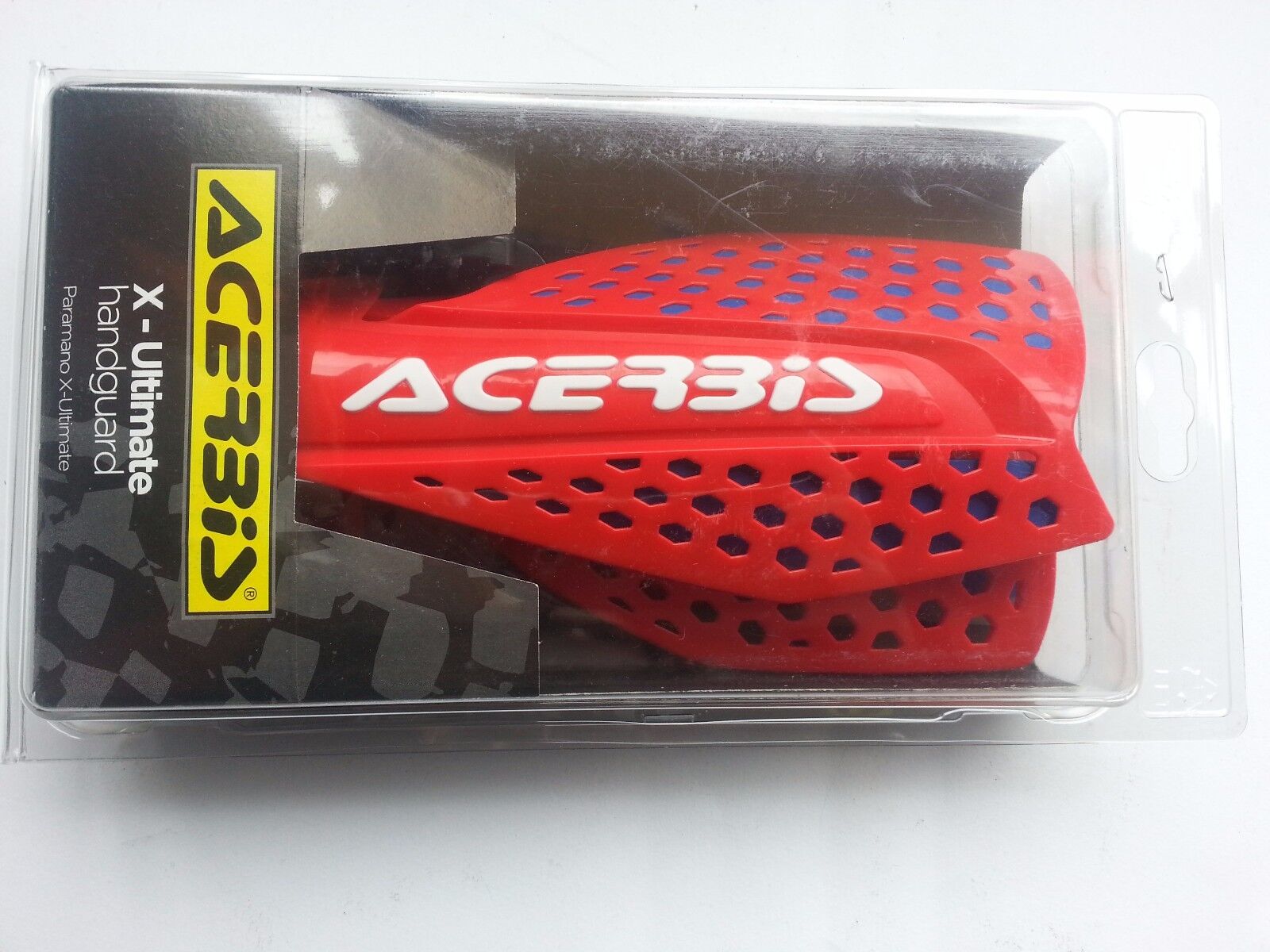 COPPIA PARAMANI HANDGUARD ACERBIS ROSSI BLU X ULTIMATE ENDURO