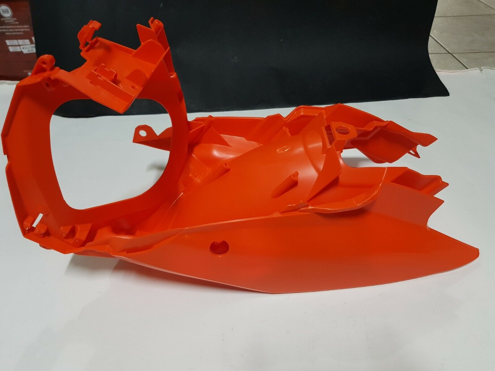 SCATOLA FILTRO COMPLETA DI FIANCATINE KTM SX 125 250 300 2011 ARANCIO