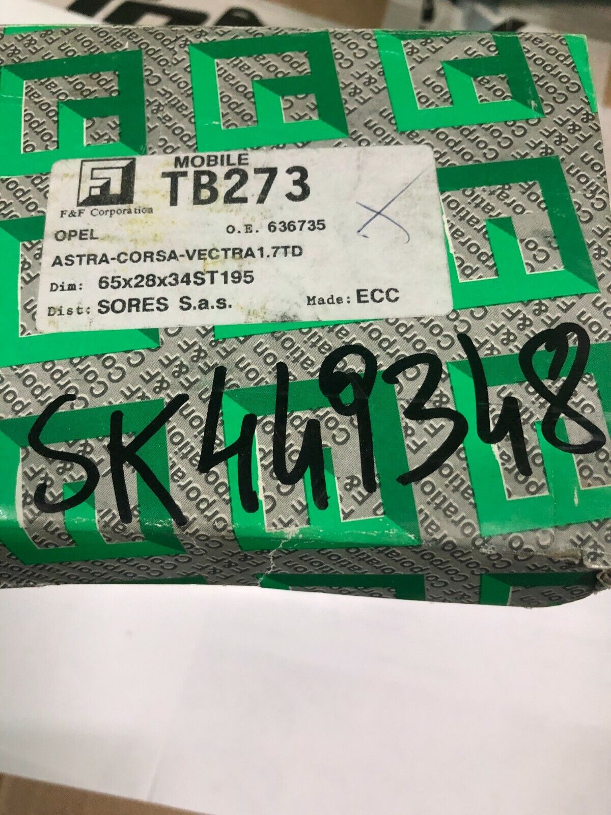 SK449348 TENDICINGHIA OPEL CORSA B Furgonato (S93) 1.7 D (F08, W5L) 60CV 1999