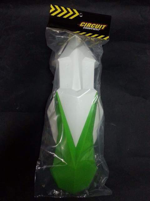 PARAFANGO ANTERIORE CIRCUIT STEALTH VERDE BIANCO HUSQVARNA TE TC SM 350 400 1999