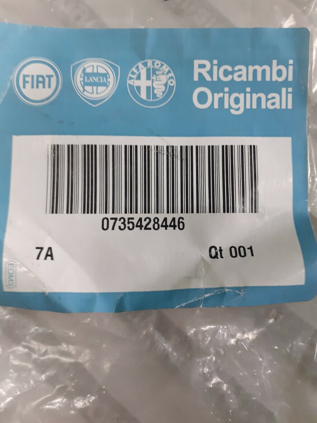  MOSTRINA ORIGINALE FIAT LANCIA CODICE 735428446