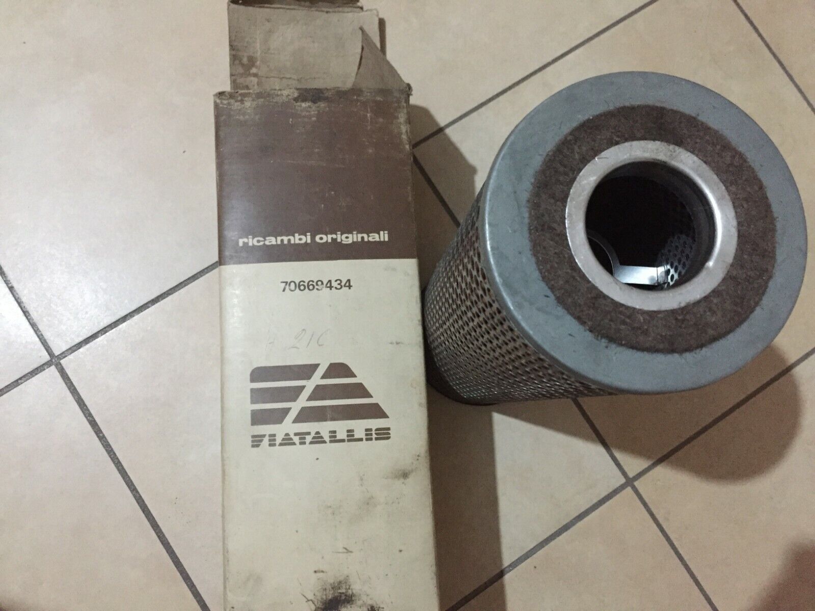 70669434 FILTRO ARIA ORIGINALE FIAT ALLIS