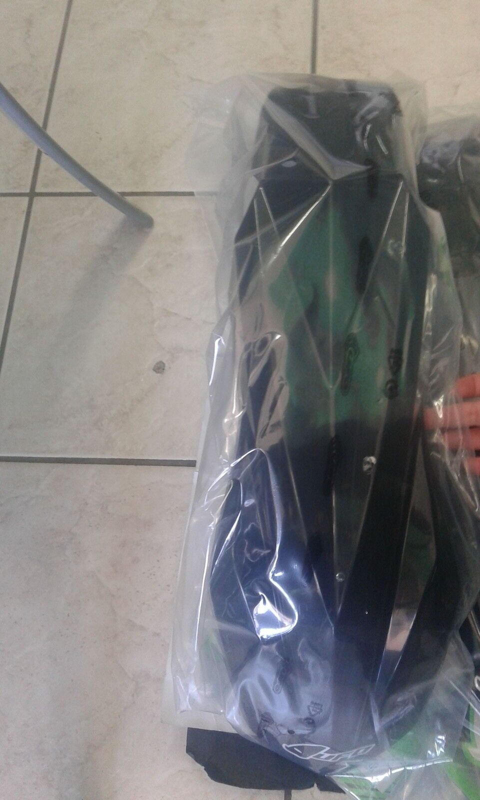 PARAFANGO ANTERIORE KAWASAKI KXF 250 2017 NERO