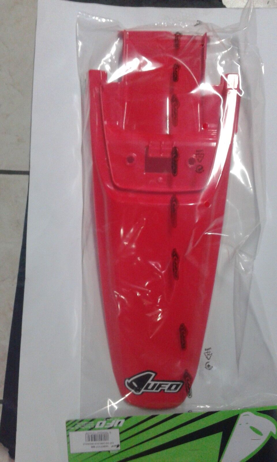 PARAFANGO POSTERIORE HONDA CRF 230 2006 ROSSO