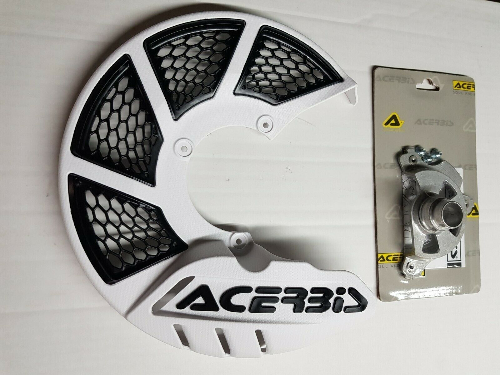 COPRIDISCO ANTERIORE PARADISCO ACERBIS HUSQVARNA TC 125 250 2019 BIANCO NERO