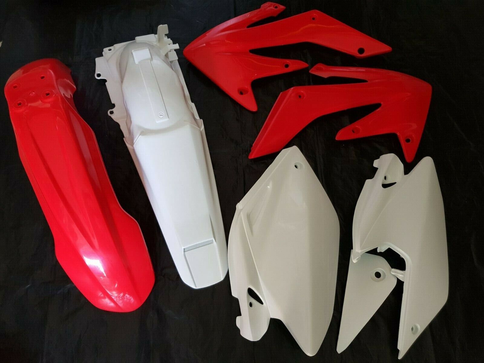 KIT PLASTICHE HONDA CRF 250 300 X 2013 4 PZ COLORE ROSSO BIANCO