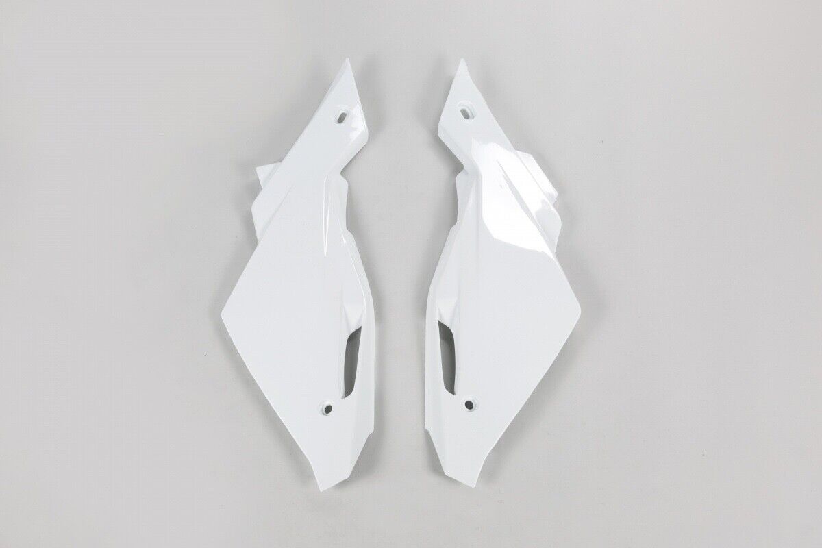 FIANCATINE TABELLE POSTERIO HUSQVARNA CR WR 125 2009 2010 2011 2012 2013 BIANCHE