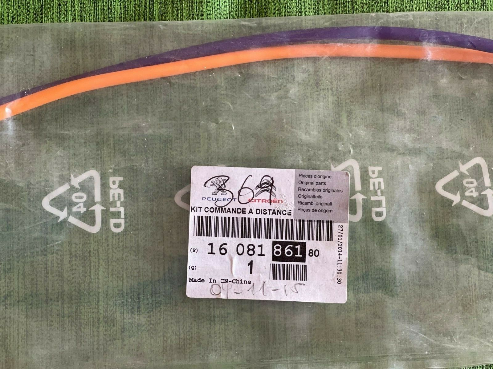 1608186180 CAVI CONTROLLO RISCALDATORE ORIGINALE PEUGEOT 208