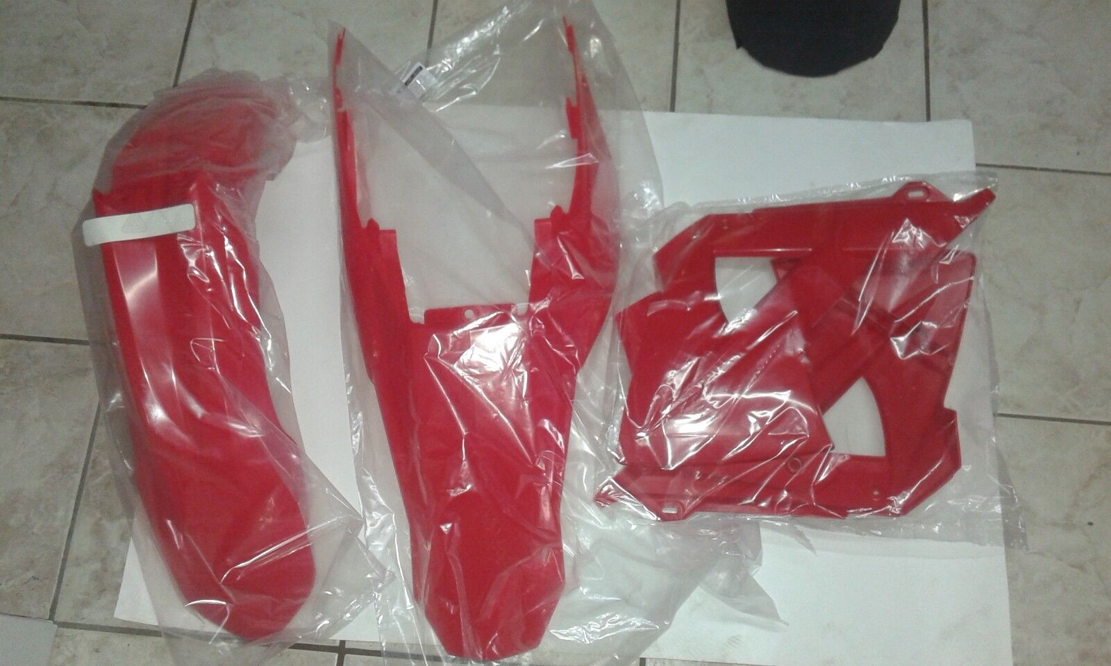 KIT PLASTICHE GAS GAS ECF EC F 450 2011 COLORE ROSSO