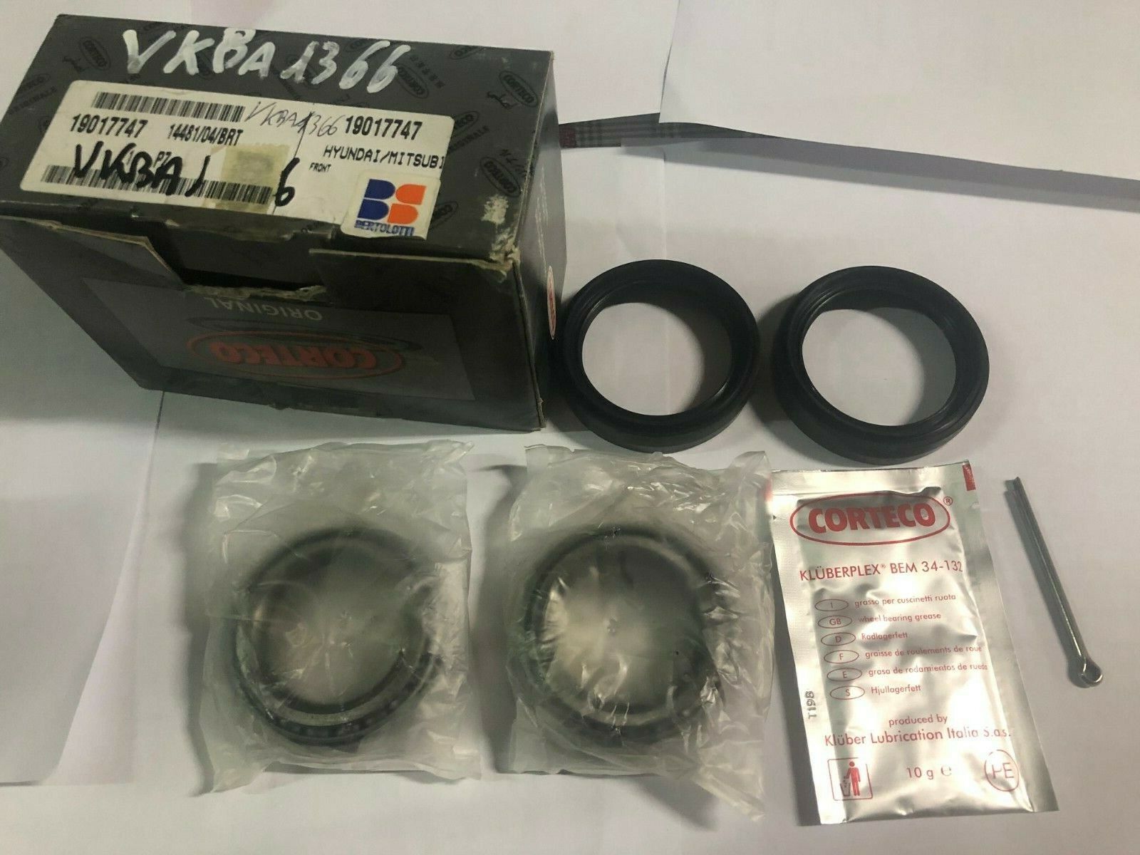 CORTECO VKBA1366 CUSCINETTO RUOTA ANTERIORE HYUNDAY LANTRA 1.6 IE 16V 106CV 1993