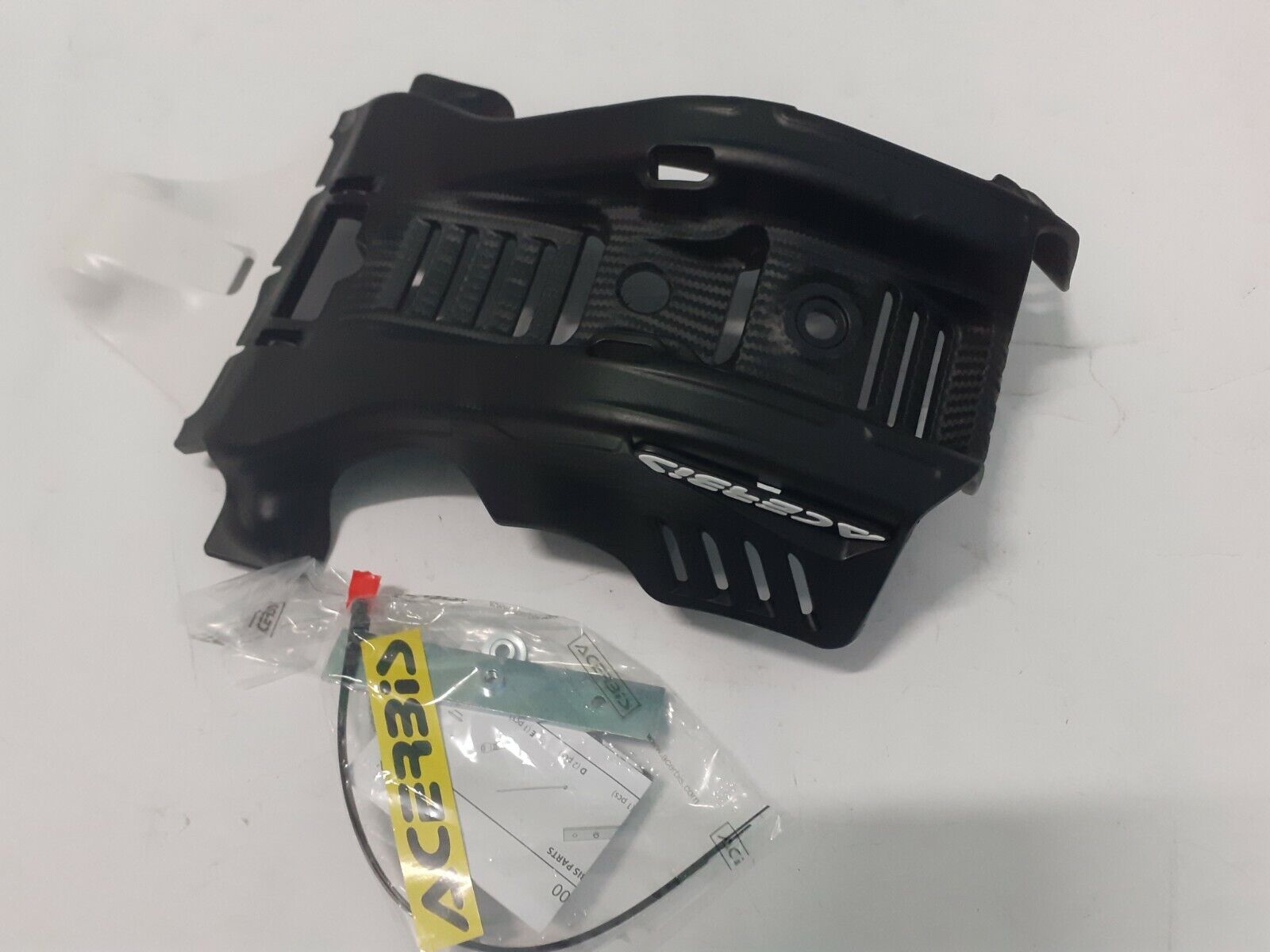 PARAMOTORE ENDURO PLASTICA ACERBIS KTM EXC 250 300 2020 2021 NERO BIANCO
