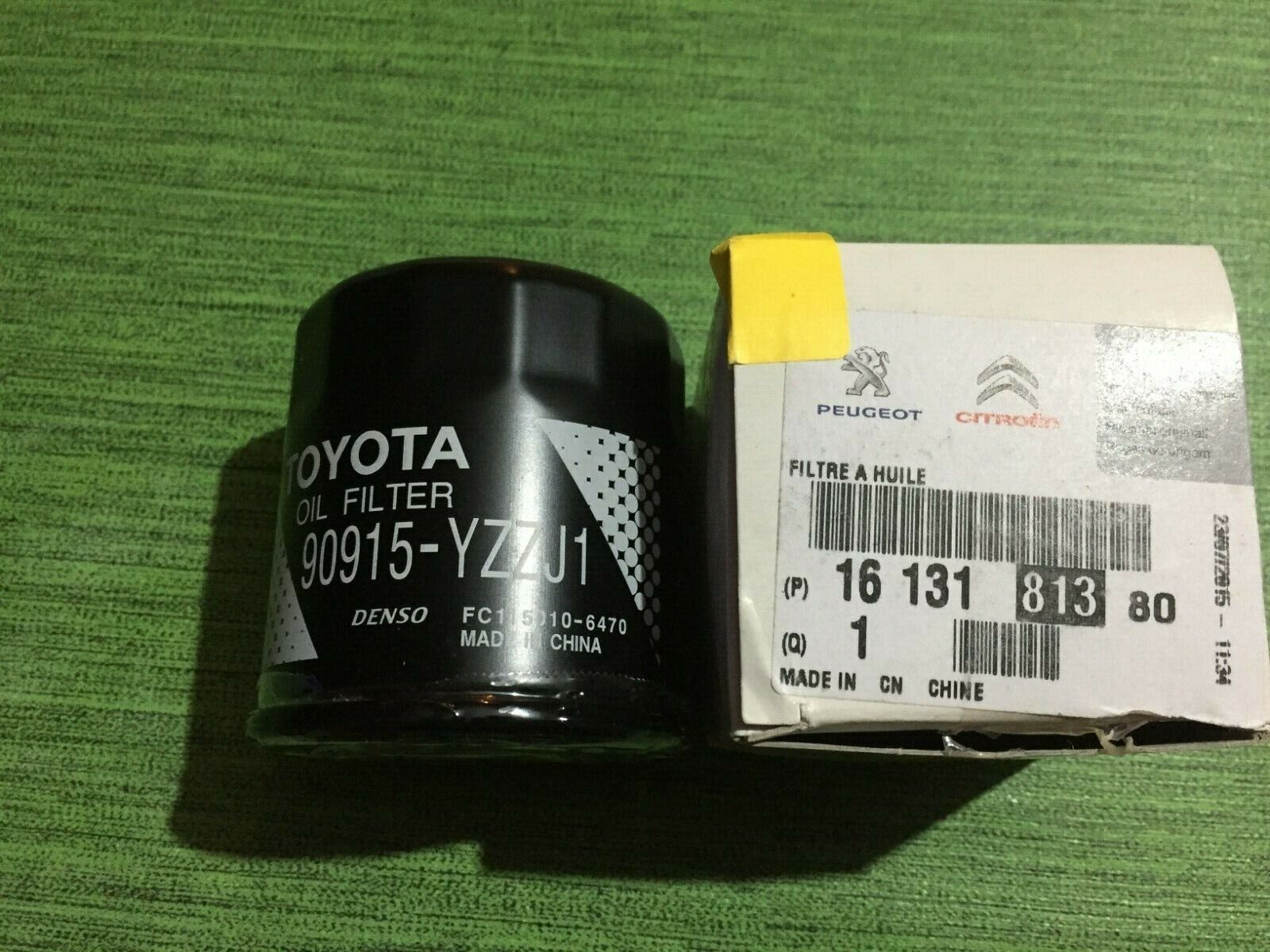 1613181380 FILTRO OLIO ORIGINALE TOYOTA COROLLA 1.3 12V 55KW 75HP 1987 1988 1989