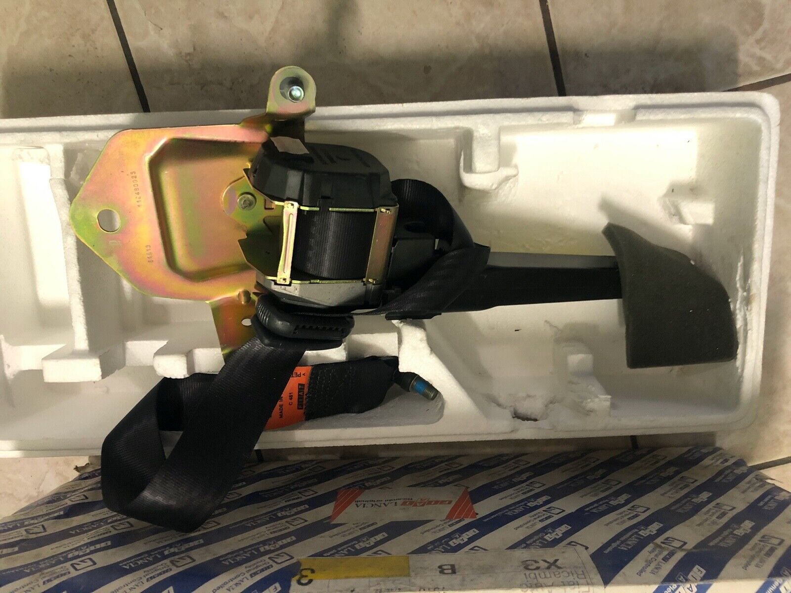 735255929 CINTURA SICUREZZA ANTERIORE DESTRA ORIGINALE FIAT MAREA 2000 00