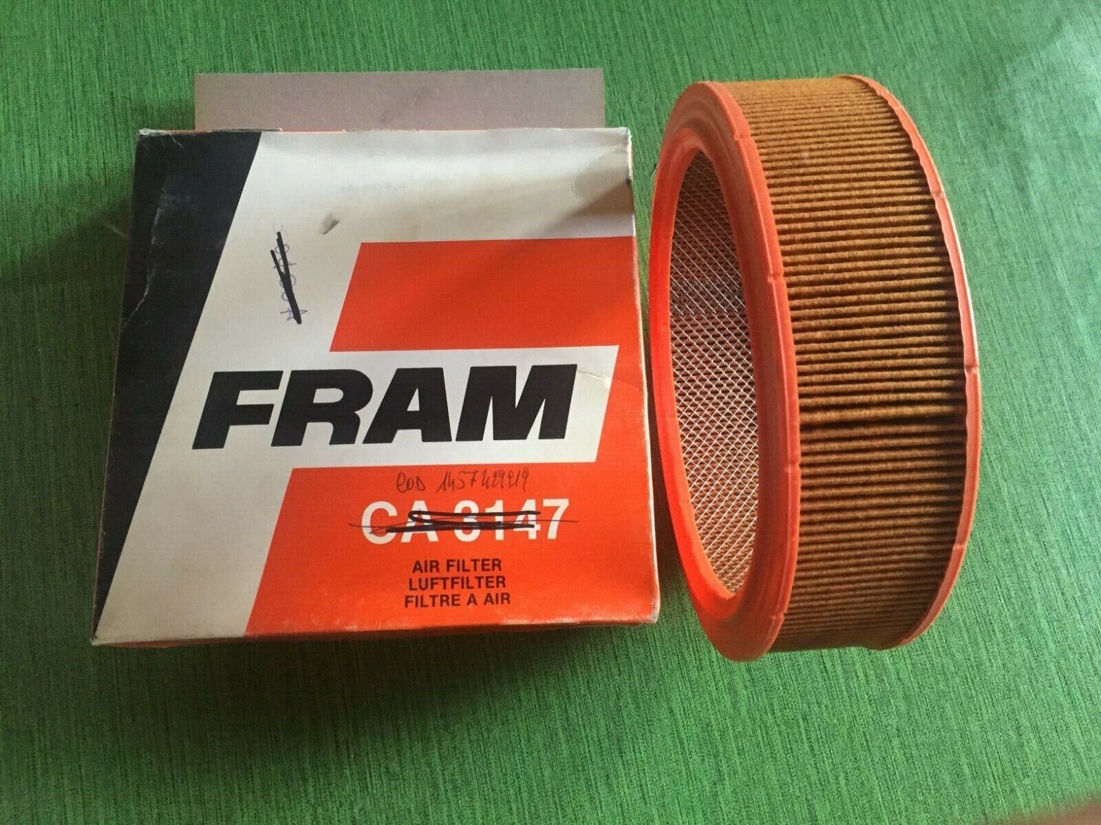 1457429919 FILTRO ARIA FRAM ALFA ROMEO ALFA 33 OPPURE 1.5 4X4 63KW 85HP 1992