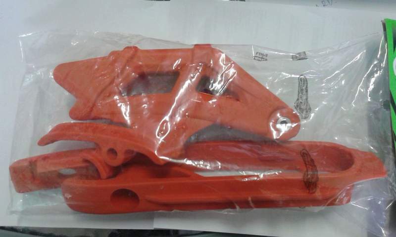 KIT CRUNA SCORRICATENA E + FASCIA SCORRICATENA KTM SX 250 2016 ARANCIO