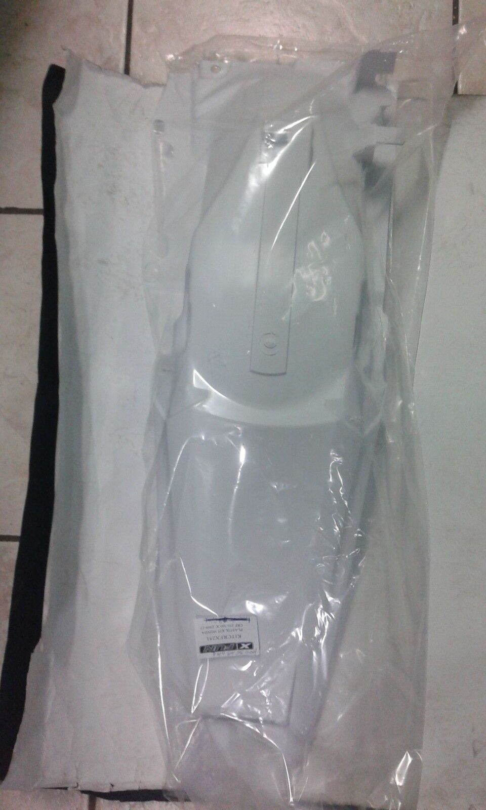 PARAFANGO POSTERIORE HONDA CRF 250 300 X 2012 BIANCO SENZA LED
