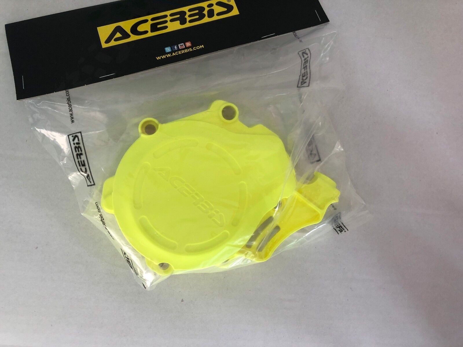PROTEZIONE CARTER INIEZIONE PLASTICA ACERBIS GIALLO FLUO KTM EXCF 450 2017 2018