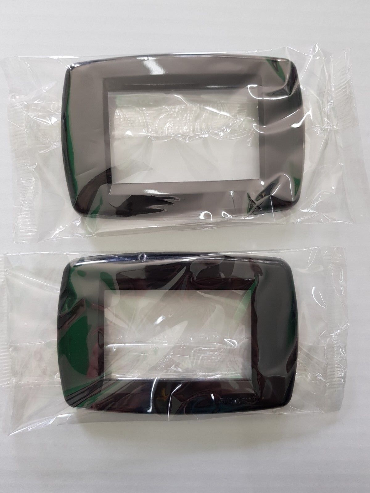 PLACCA PLACCHE CLASSIC NERO 3 MODULI UNIVEL EVOLUTION CODICE 7013.N 2 PEZZI