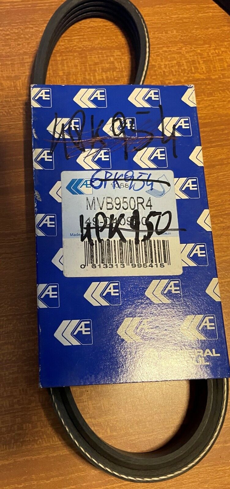 4PK950 CINGHIA DISTRIBUZIONE FEDERAL FIAT PUNTO 1.7 71 CV 1994 